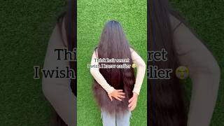 Thick hair secrets I with I knew earlier ✨ #hair #viralshorts #shorts
