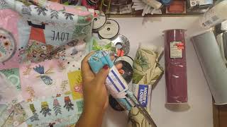 Fabric and Trim Haul from Hobby Lobby #shoppinghaul #junkjournalwithme #collaging #journalwithme