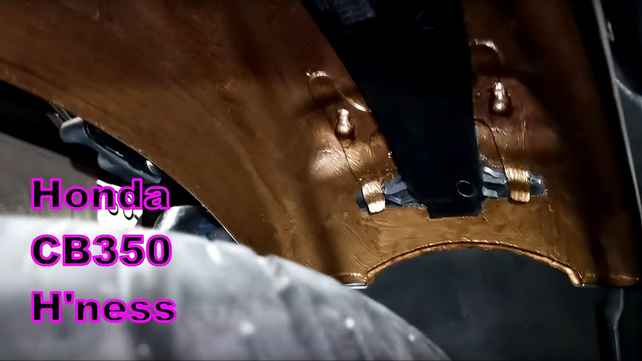 Антикор мото ч.1: крылья изнутри Dinitrol Metallic и пуш.сало #Honda # ...