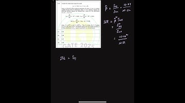 F-Test Statistic in Simple Linear Regression | GATE ST 2025 | Problem-46 | RitwikMath