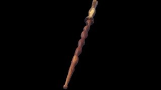Wood Turning #89 Texted A Magic Wand