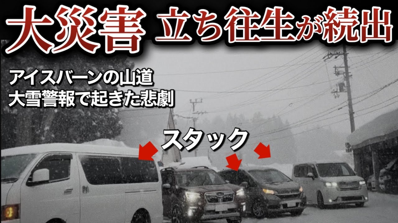 【注意喚起】恐怖のドライブあわや大事故！過去最大スタック〇〇台の一部始終2025/2/24ハチ高原→氷ノ山