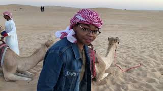 YBLA Ambassador Jaylon Alexander on the camel