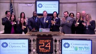 Community Options Founder And Ceo Robert Stack Rings The Closing Bell
