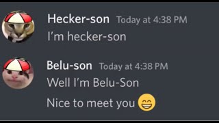 When Beluga’s son meets Hecker’s son…