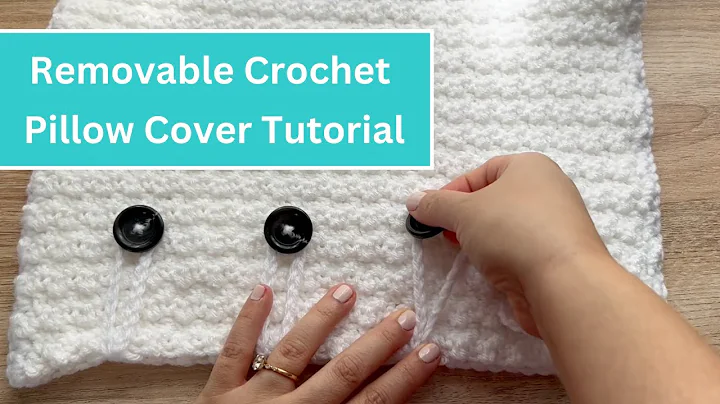 Easy DIY: Removable Crochet Pillow Cover