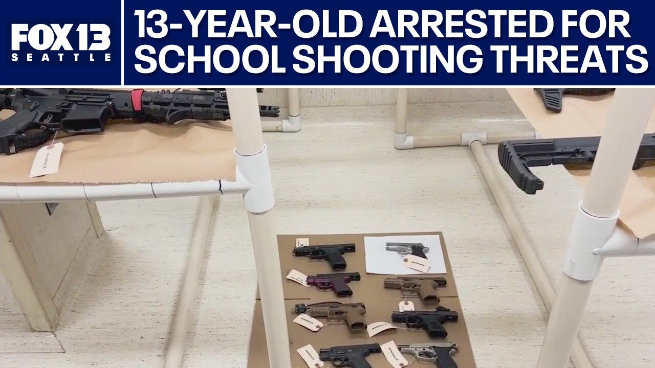 Teen arrested for making school shooting threats | FOX 13 Seattle
