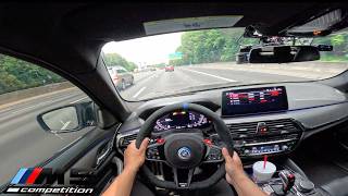 POV: CUTTING UP ON THE HIGHWAY IN MY F90 M5