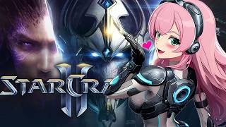 【StarCraft II】D'va y Luna en un proxy de 4 Barracas que sale bien!! uwu