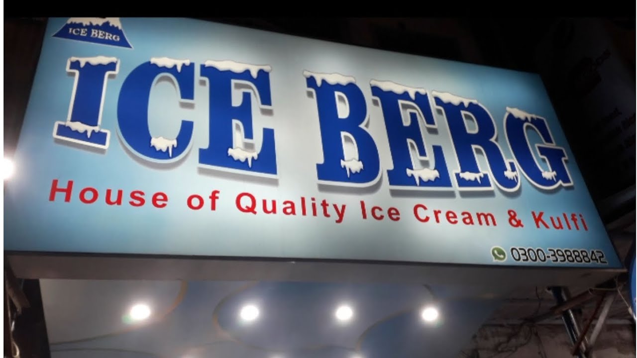 Ice Berg icecream, karachi johar chaurangi YouTube
