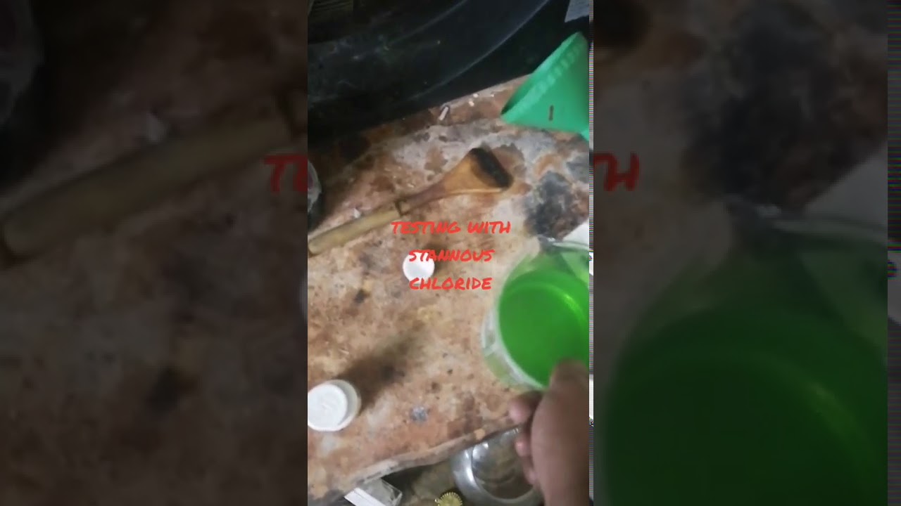 الطريقه المثاليه لترسيب الذهب gold precipitation from aqua regia