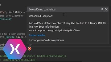 XAMARIN | Solucionar Error inflating class android.support.design.widget.NavigationView Android