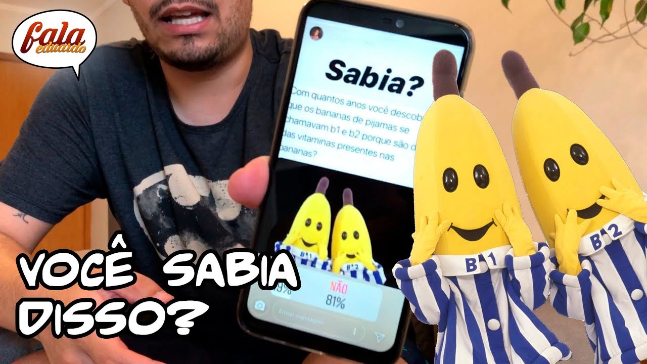 POR QUE OS BANANAS DE PIJAMAS SE CHAMAVAM B1 E B2? YouTube