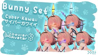 Cyber Kawaii Bunny Set - Unity - VRChat