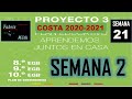 Semana 21, Básica Superior, Costa (Proyecto 3, semana 2)