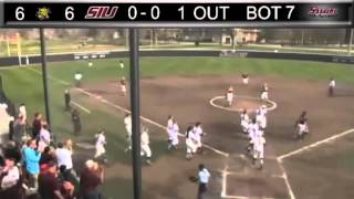 SIU Softball Highlights - Wichita St. Sweep 3/21/15-3/22/15