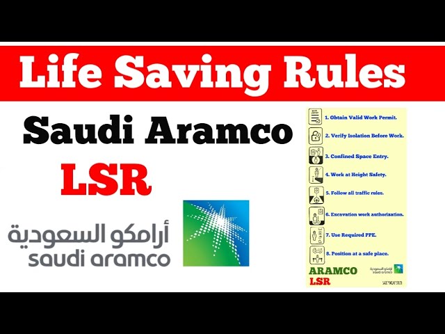 Saudi ARAMCO Life Saving Rules LSR Aramco 40 OFF saudi-aramco-life-saving-rules-lsr-aramco-40-off