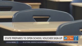 State prepares to open school voucher sign-up