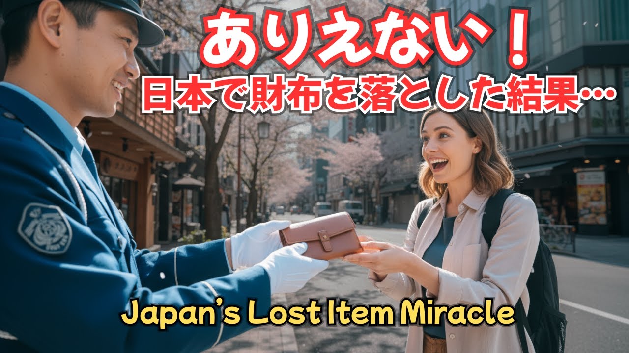 ありえない！日本で財布を落とした結果…【Japan’s Lost Item Miracle】