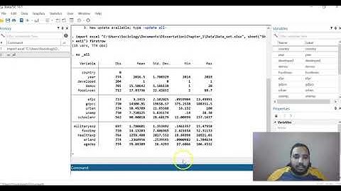 2. How to import excel data into STATA