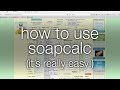 كيفية استخدام SoapCalc إنه سهل 
