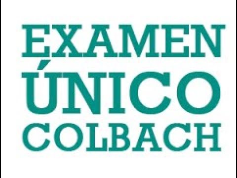 Resultado de imagen para colbach examen unico