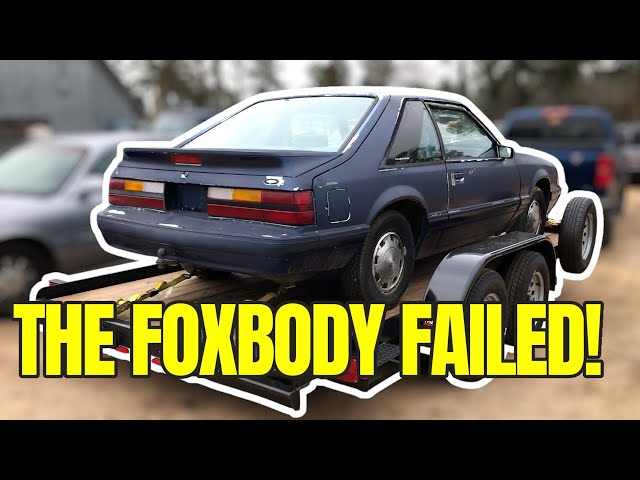 Failed foxbody racecar becomes a kids first car! - YouTube