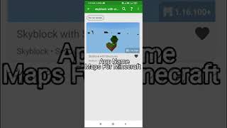 How to Download SkyBlock in Minecraft PE 1.19 | 100% Working✅#shorts #shortsvideo #short #minecraft screenshot 2