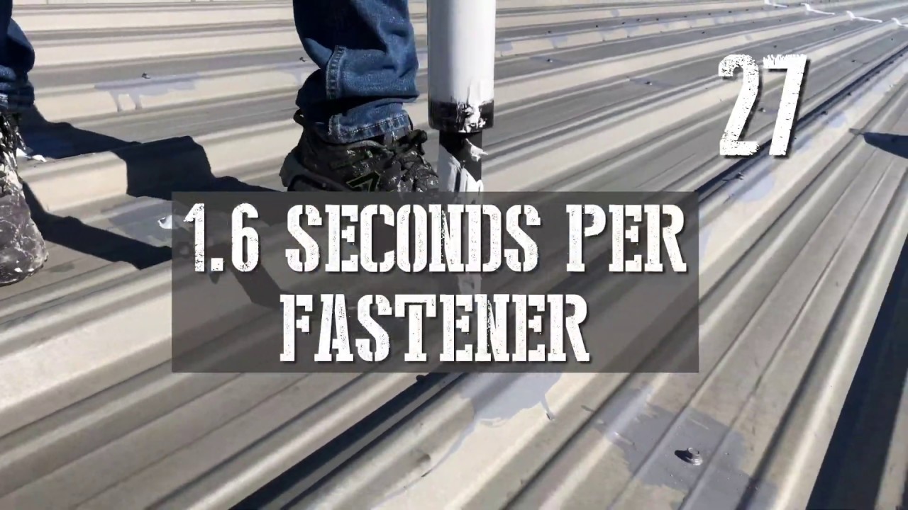 Roof Tube Sealing Fasteners YouTube