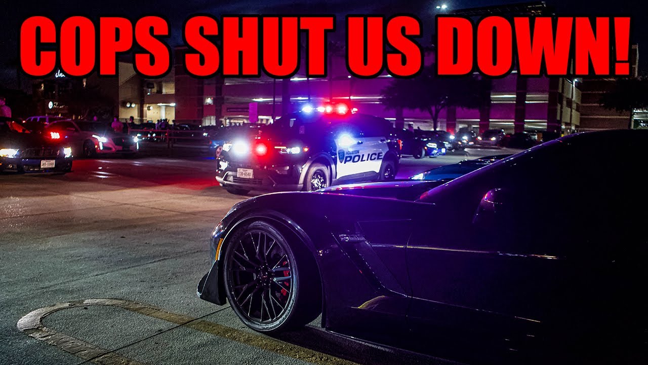 COPS SHUT DOWN Crazy Car Meet Because of THIS?? - YouTube