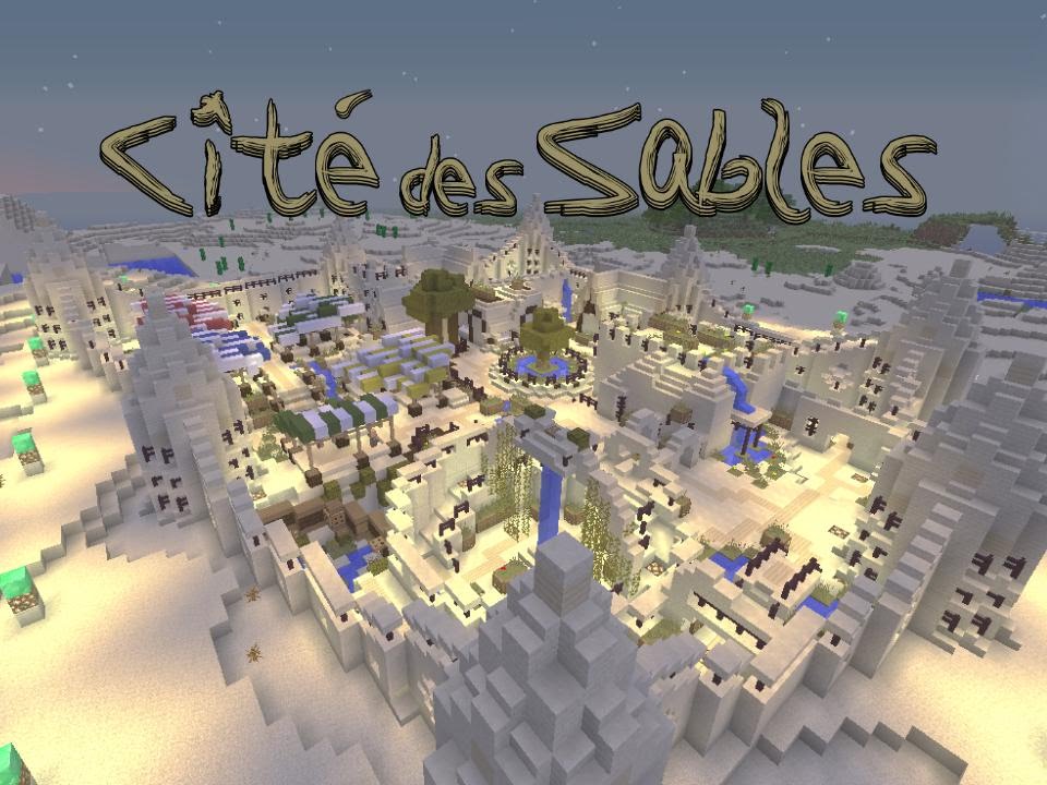 [Minecraft] Annonce Cité Des Sables - YouTube