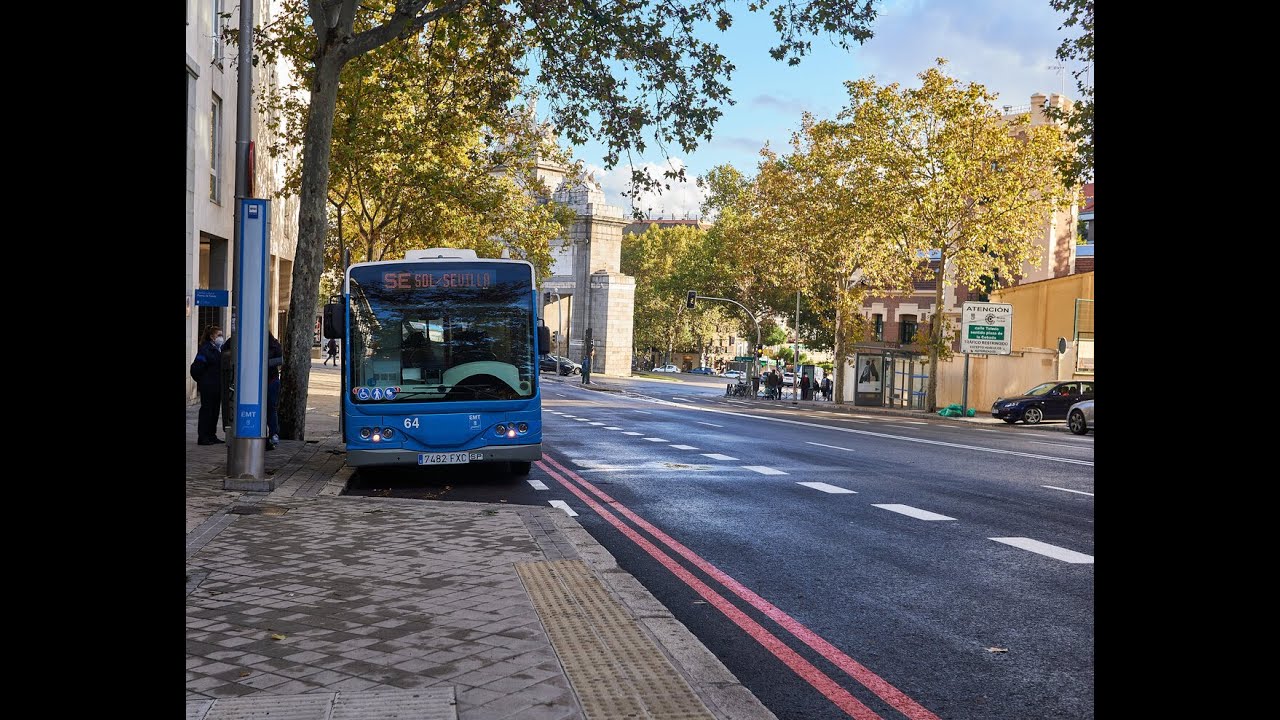 A Ride on an Electric Madrid EMT Wolta Minibus