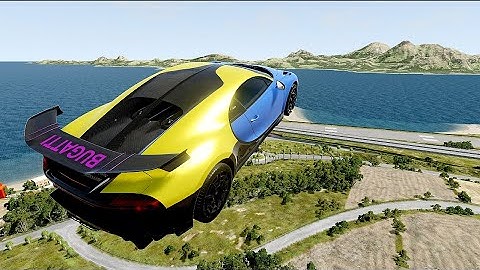 Cars vs High Mega Ramp Physics Test #4 – Realistic Speed Car Crash – BeamNG Drive