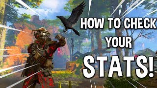 How To Check Your Stats In Apex Legends