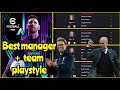 100% best manager in efootball 24 mobile 🔥❤️ QUICK COUNTER   POSSESSION GAME! all Playstyle Manager