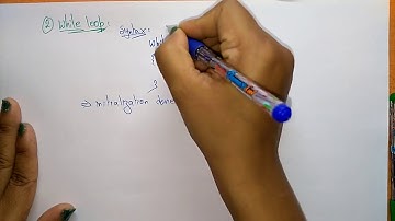 while loop in c programming | Syntax | Example | C Programming | Lec-26