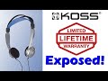 Koss headphones Lifetime Warranty Exposed!