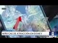 Niño cae de una atracción en Disneyland