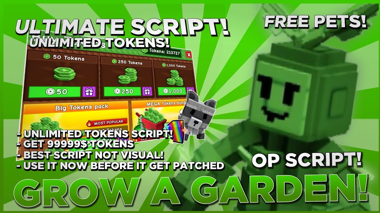 [NEW] Grow A Garden Script OP | *NEW OP SCRIPT* INF PETS & TOKENS ...