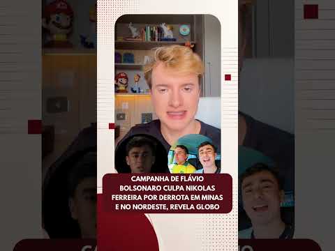 Campanha de Flávio Bolsonaro culpa Nikolas Ferreira por derrota em Minas e no Nordeste, re
