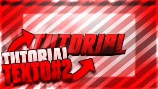 Tutorial de Nuevo Texto 3D en Android/ PS touch/ pixel lab/Taco Designer