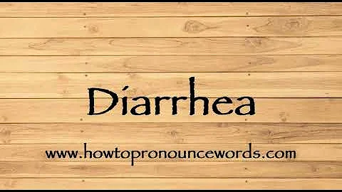 How To Pronounce Diarrhea ? How To say Diarrhea New Video