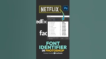 Match Fonts perfectly in #Photoshop #shorts