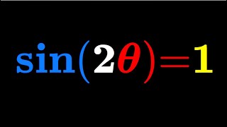 Details Solving Trig Equations with the Unit Circle: sin(2θ) = 1 on [0, 2π) Update