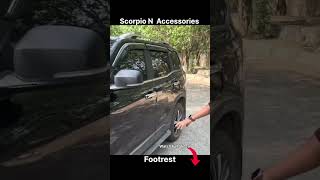 Scorpio N Foot Rest #mahindra #mahindra #scorpio #scorpion #mahindracars #mahindrascorpion