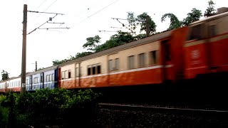 554次莒光號 橘+藍雙色行李車 林內=二水間