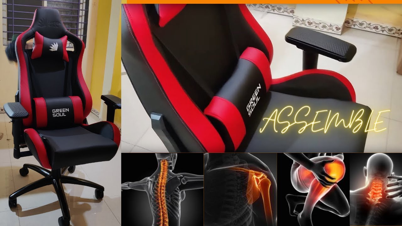 Green Soul Chair💺Unboxing and assemble (GS375 Fiction MultiFunctional