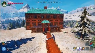 Lego Fortnite Frostland Foothills Snow Resort Build