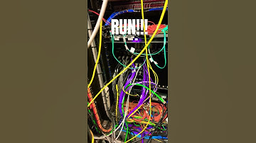 Broadcast cables everywhere 😂 #music #digico #alaska #audioengineering