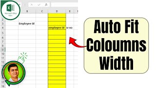 Auto Fit Column Width in Excel for Data Entry || Excel Tricks for Data Entry